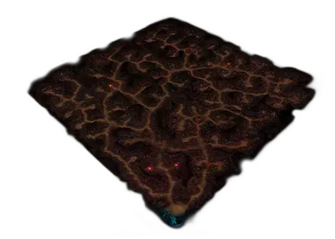 Scorched Canyon Map